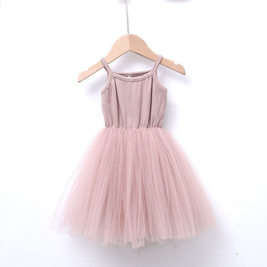 Pink tutu dress, spaghetti straps pink dress, kids pink dress, Tutu dress  