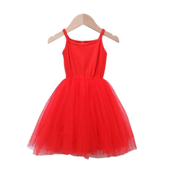 Kids red tutu dress 