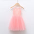 Bright pink kids tutu dress 