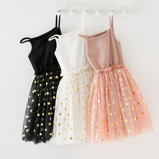 Polka dot tutu dresses kids 