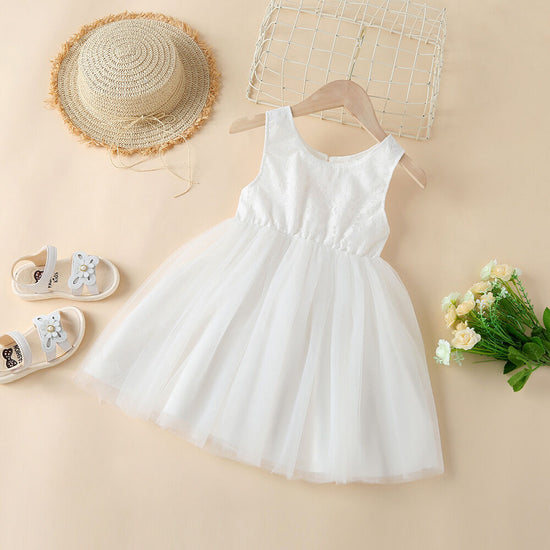 White kids dress 