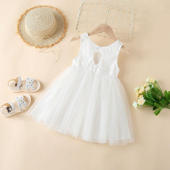 White kids dress 