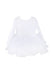 Kids Dress, White Ballerina Kids Dress, Long Sleeve Ballerina Kids Dress, Tutu Kids Dress. 