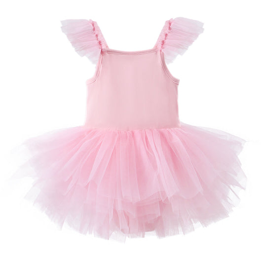 Pink Ballerina Dress, Dance Kids Dress