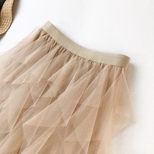 Tulle Skirt, Pink Skirt, Black Ruffle Skirt, Skirt, Ruffle Skirt, Mesh Skirt, Elastic Waist, Maxi Skirt, Date Night Outfit, Date Night Skirt, Long Skirt, Office Skirt, Beige Skirt, Ruffle Skirt.