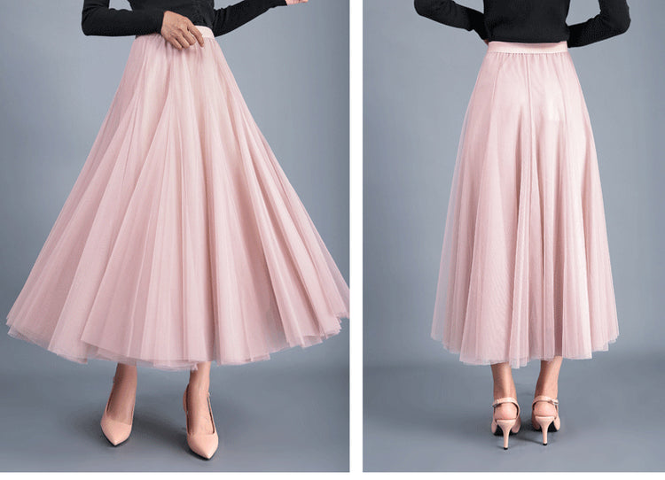 Pink Skirt, Tulle Skirt, Maxi Skirt, Special Occasion Skirt, Birthday Skirt, Wedding Skirt, Bridesmaids Skirt, Office Skirt, Princess Skirt, Women's Skirt, Long Skirt  