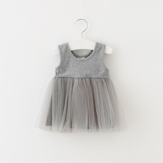 Baby Grey Tutu Dress