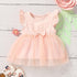 Pink Baby Dress, First Baby Birthday, Tutu baby dress.