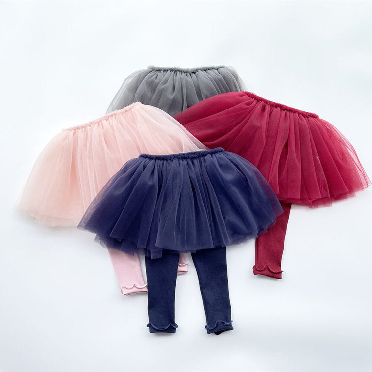 Pack of 4 Baby Daisy Skirts with Leggings