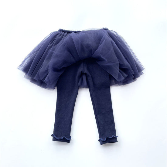 Navy Kids Tutu with Leggings.