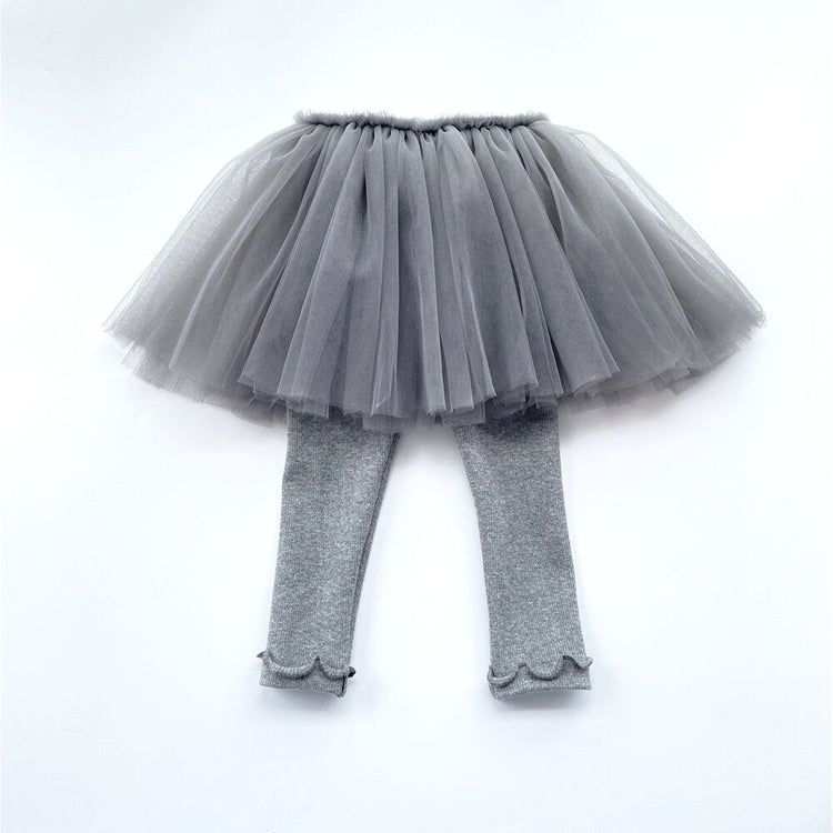 Grey Kids Tutu with Leggings.