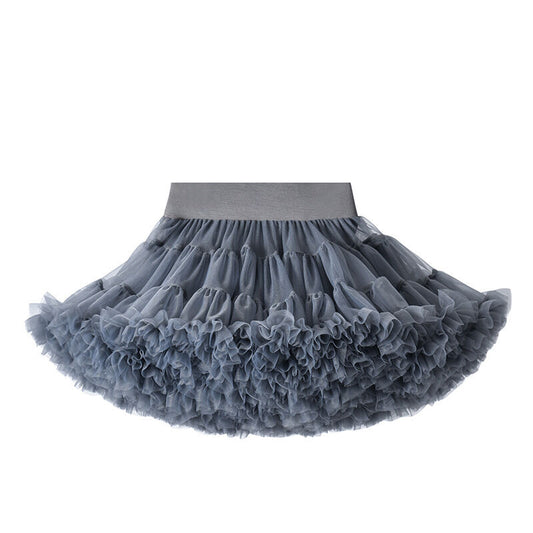 Kids Grey Skirt, ,Grey Kids Tulle Skirt, Tutu Kids Skirt