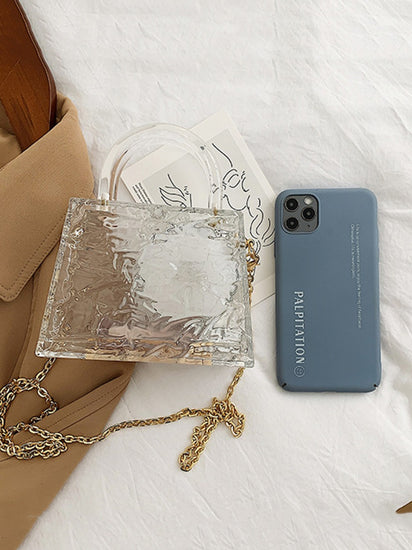 Clear Purse, High Fashion Purse, Cellphone Purse, Gift, Gift Ideas, Mini Purse.